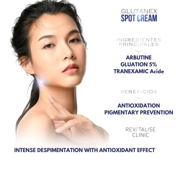 GLUTANEX™ Spot Correcting Cream – Brightening & Antioxidant Formula with Glutathione, Tranexamic Acid & 5% Arbutin (20g) - Image 2