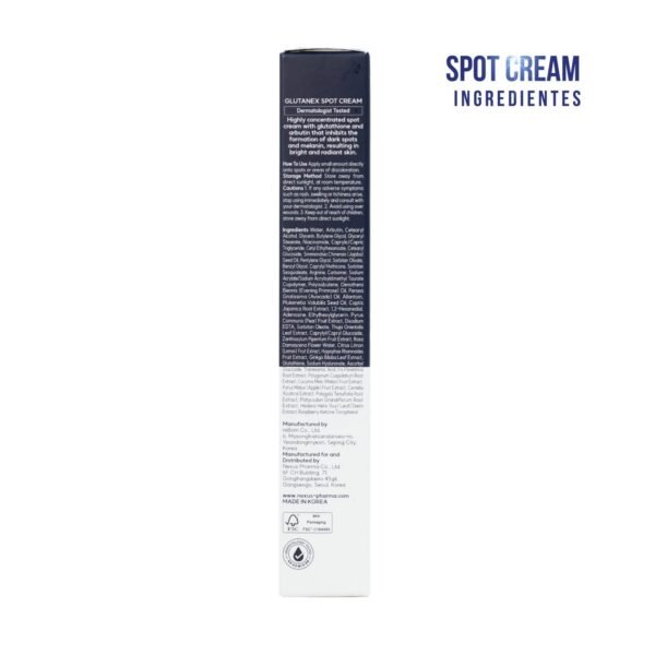 GLUTANEX™ Spot Correcting Cream – Brightening & Antioxidant Formula with Glutathione, Tranexamic Acid & 5% Arbutin (20g) - Image 5